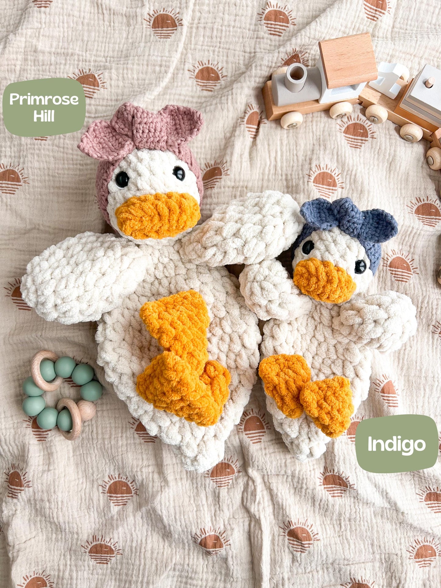 Handmade Crochet Duck Snuggler