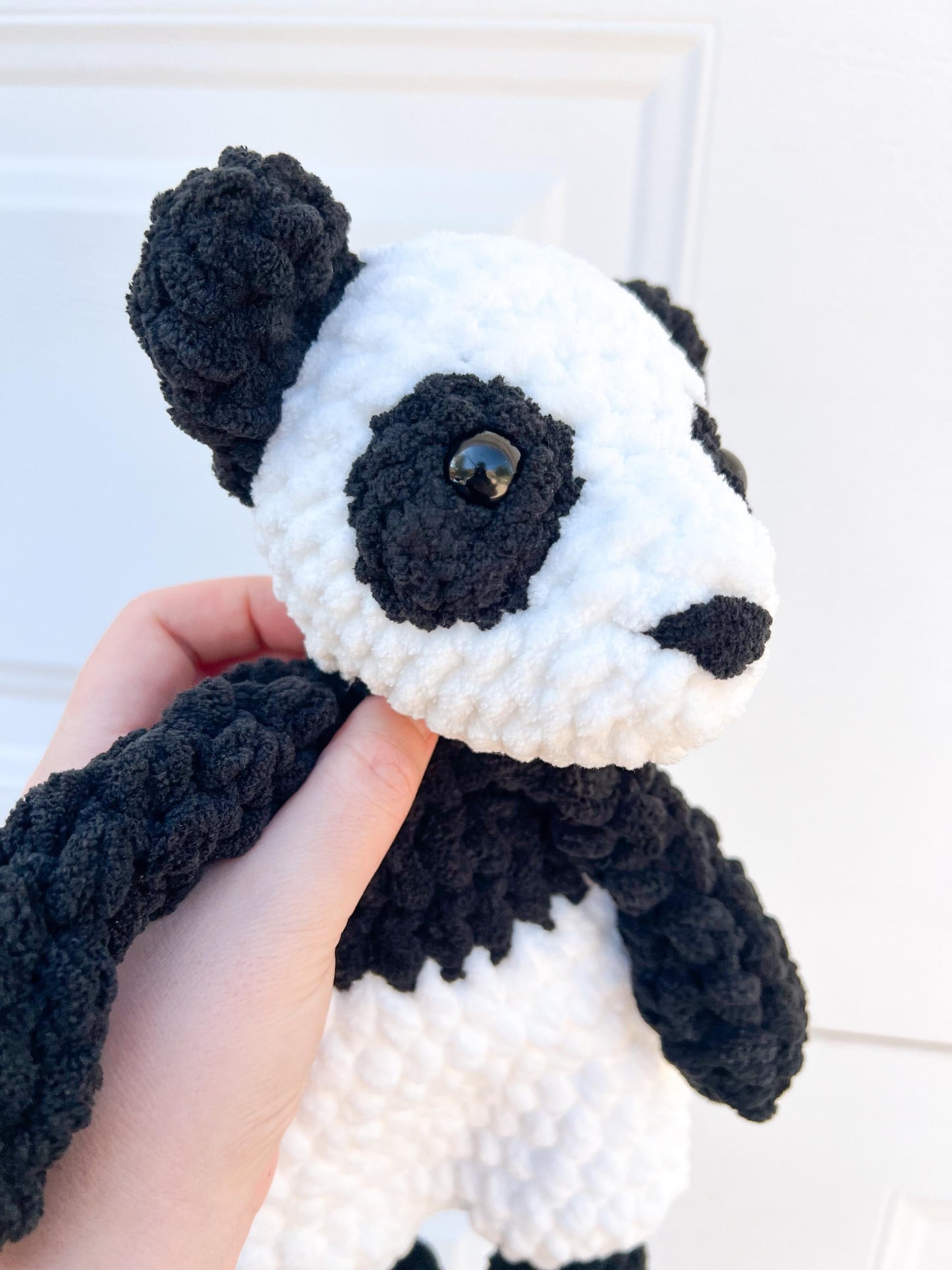 Handmade Crochet Panda Bear Snuggler – Soft Huggable Friend