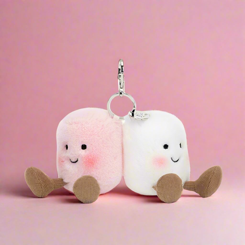 Jellycat Amuseable - Pair of Marshmallows Bag Charm plush toy – Auraplush™