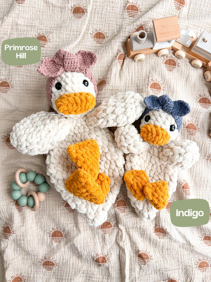 Handmade Crochet Duck Snuggler
