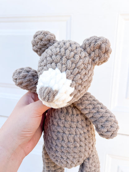 Handmade Crochet Teddy Bear  Perfect for Cuddles