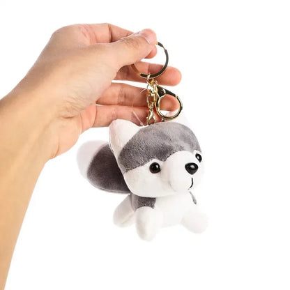 Mini Plush Husky Puppy  10cm