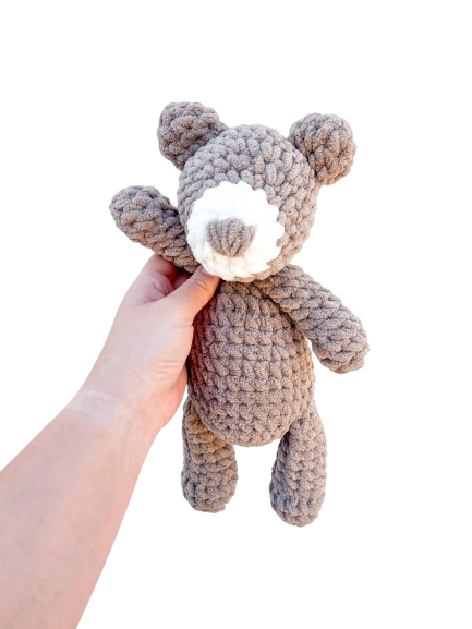 Handmade Crochet Teddy Bear  Perfect for Cuddles