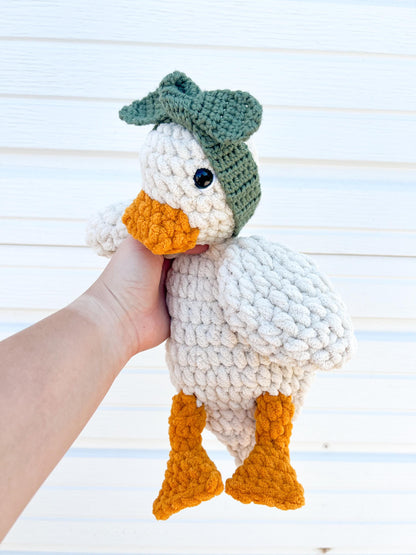 Handmade Crochet Duck Snuggler
