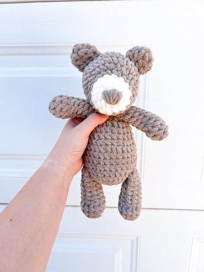 Handmade Crochet Teddy Bear  Perfect for Cuddles