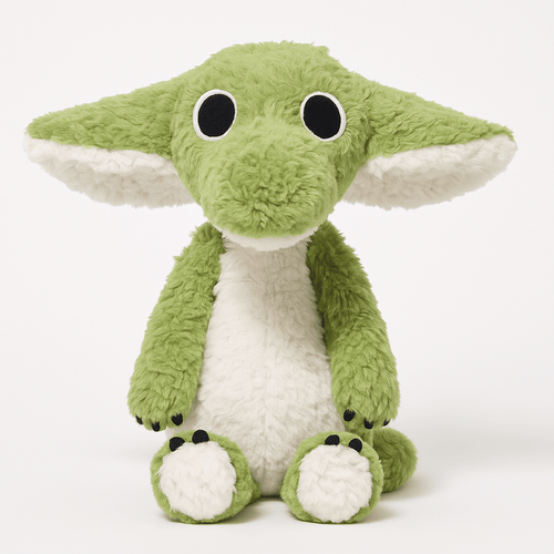Grompi the Leaf - Eared Dino™ – Soft Green Dinosaur Plush Toy | Auraplush™ plush toy – Auraplush™