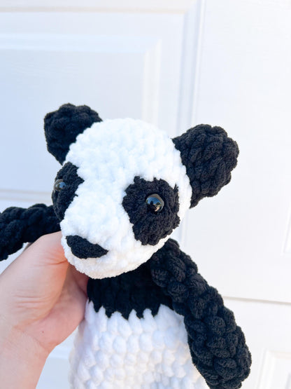 Handmade Crochet Panda Bear Snuggler – Soft  Huggable Friend