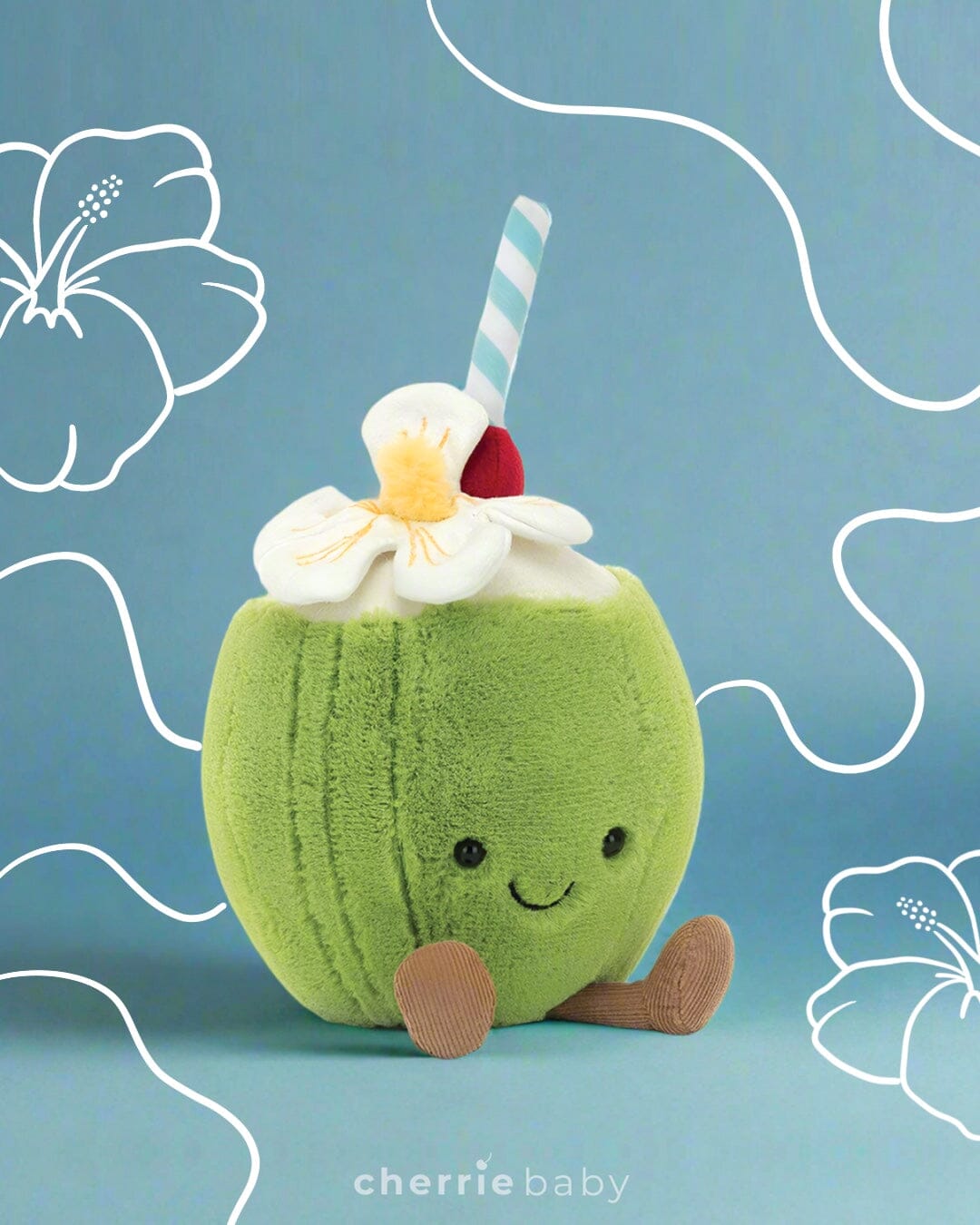 Jellycat Amuseable - Aruba Coconut plush toy – Auraplush™