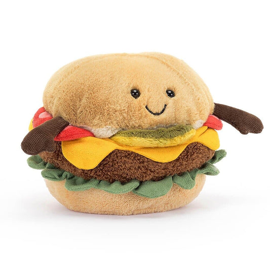 Jellycat Amuseable - Burger plush toy – Auraplush™