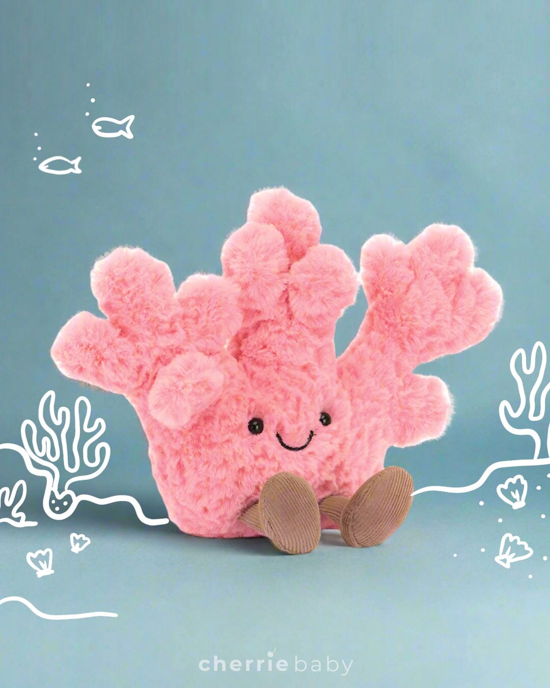 Jellycat Amuseable - Coral plush toy – Auraplush™