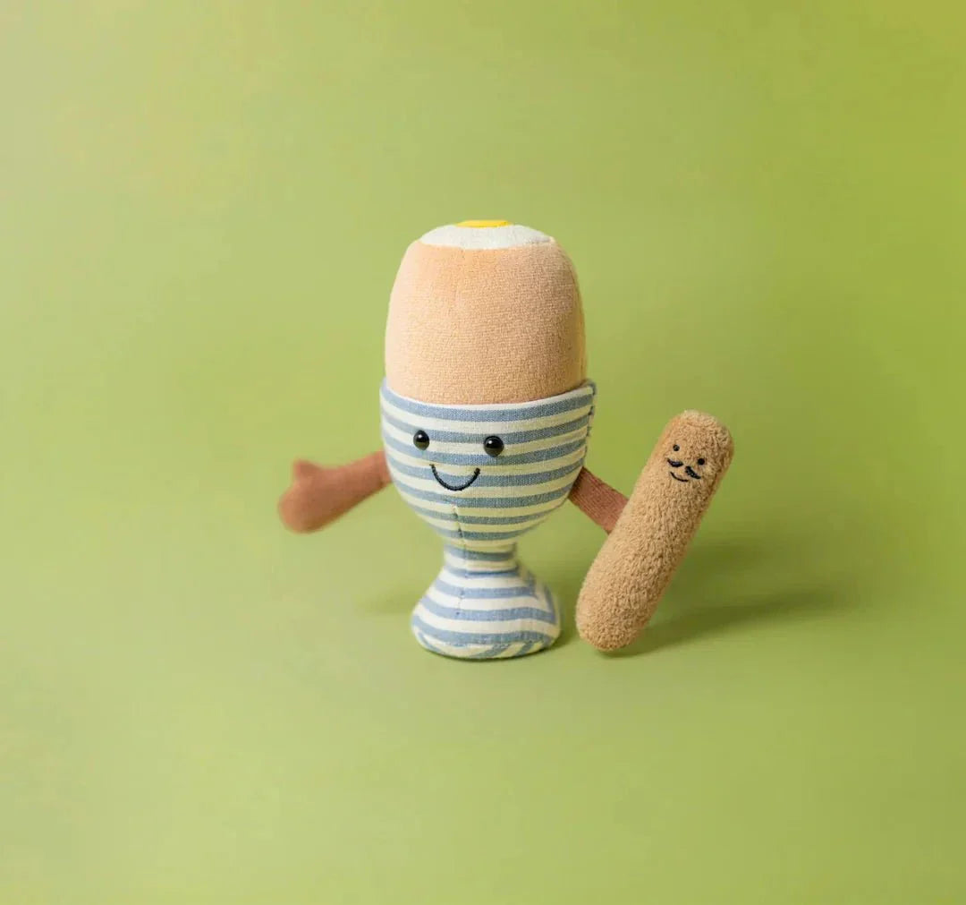 Jellycat Amuseable - Eggetha Egg and Lance Soldier plush toy – Auraplush™