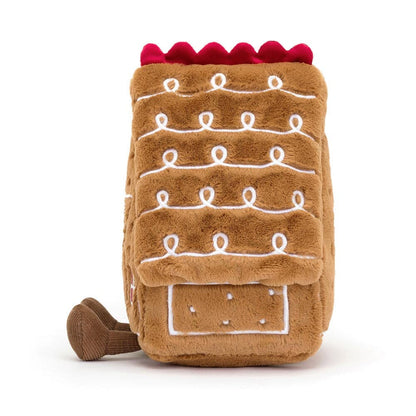 Jellycat Amuseable - Gingerbread House plush toy – Auraplush™