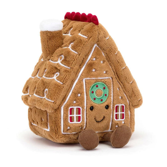 Jellycat Amuseable - Gingerbread House plush toy – Auraplush™