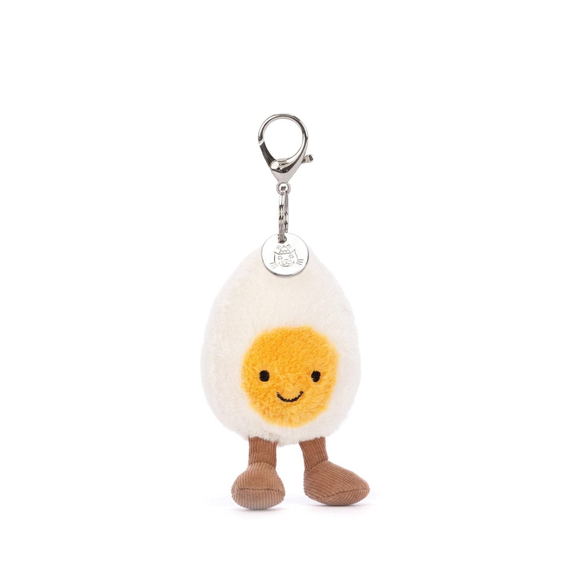 Jellycat Amuseable - Happy Boiled Egg Bag Charm plush toy – Auraplush™