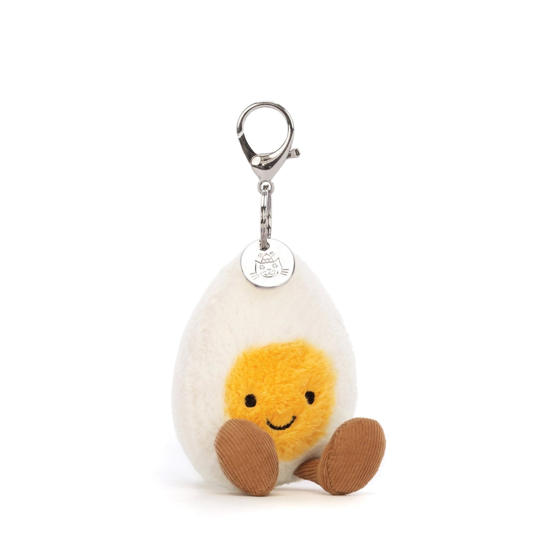 Jellycat Amuseable - Happy Boiled Egg Bag Charm plush toy – Auraplush™
