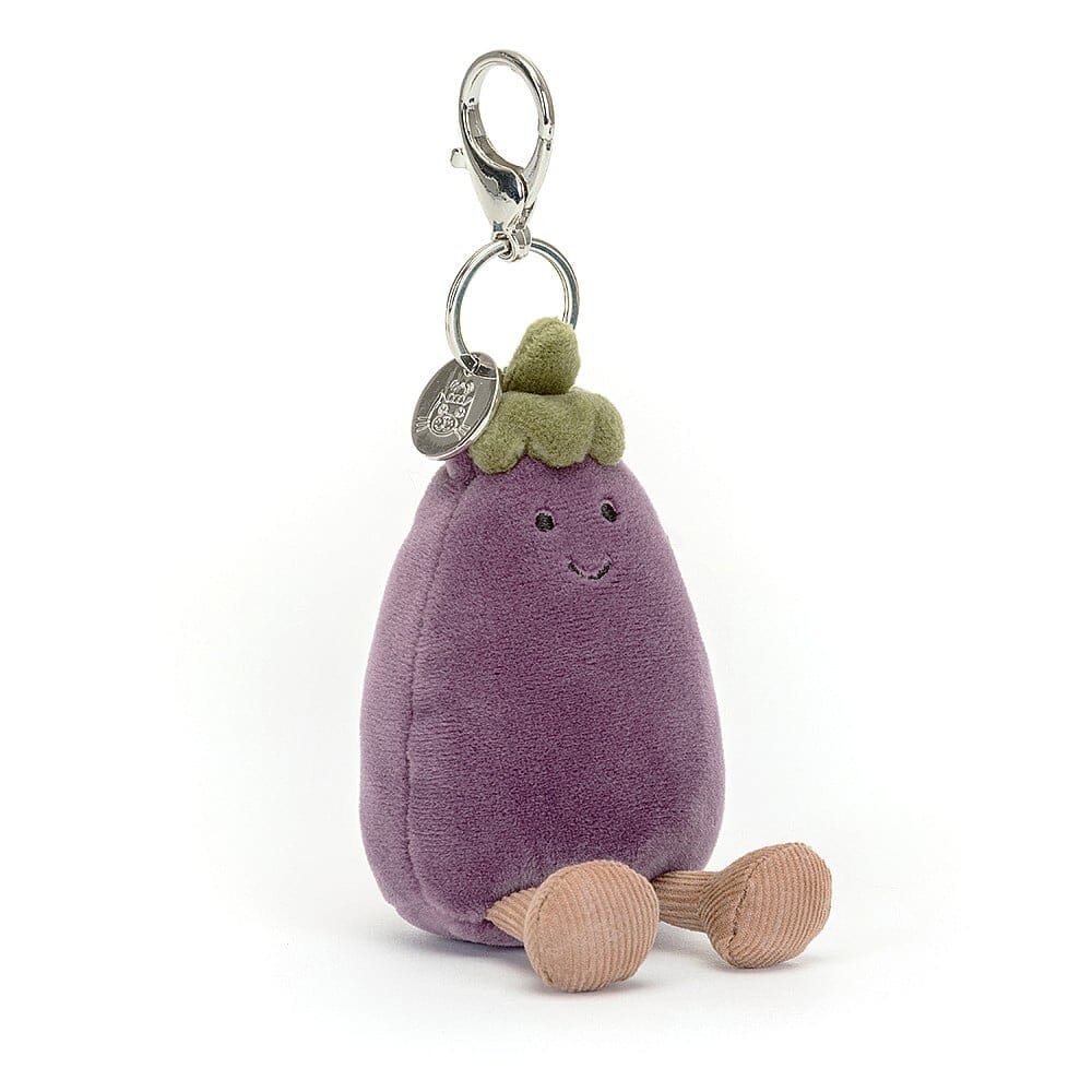 Jellycat - Vivacious Aubergine Bag Charm plush toy – Auraplush™
