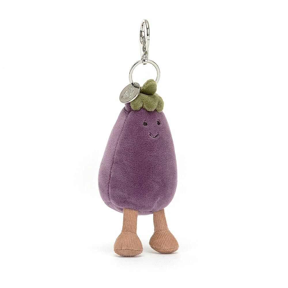 Jellycat - Vivacious Aubergine Bag Charm plush toy – Auraplush™